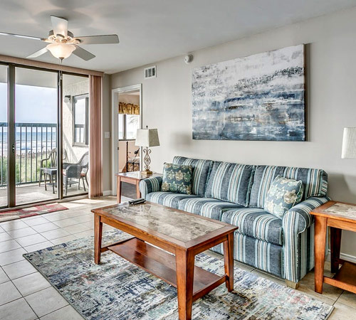 Living room view of a 4 bedroom condo